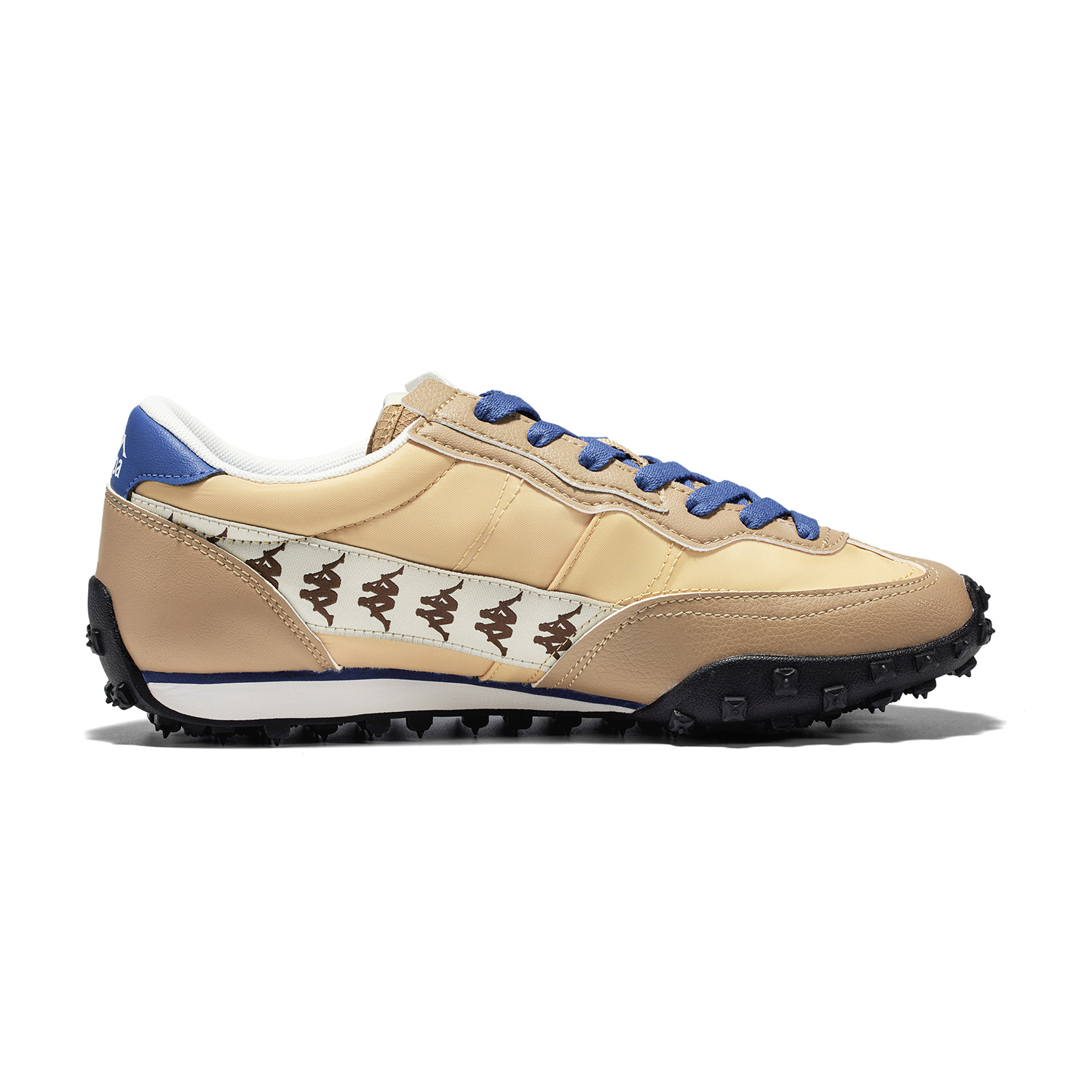 Kappa Slip Resistant And Breathable Low top Casual Running Shoes Unisex Brown Blue