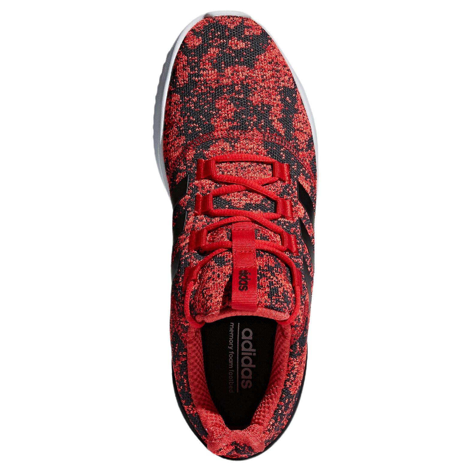 Мужские кроссовки adidas neo Cloudfoam ultimate (красные) — фото 4