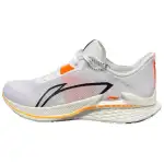 Li Ning Slip Resistant Abrasion Resistant Low top Running Shoes Men's White Orange