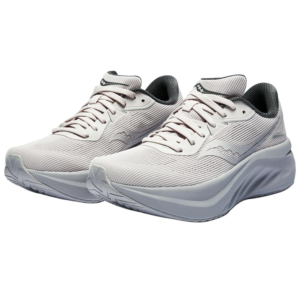 Saucony TIDE Wave 3 Slip Resistant Abrasion Resistant Low top Running Shoes Women’s Gray Purple