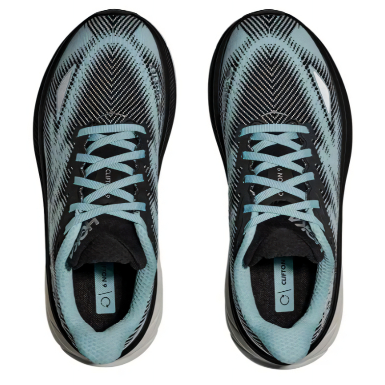 Женские кроссовки HOKA Clifton 9 (черные) — фото 3