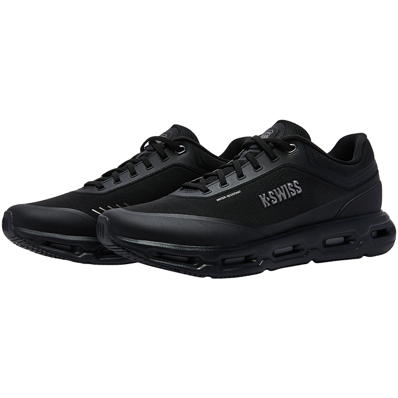 K·SWISS Textile, TPU Low top Running Shoes Men’s Pure Black