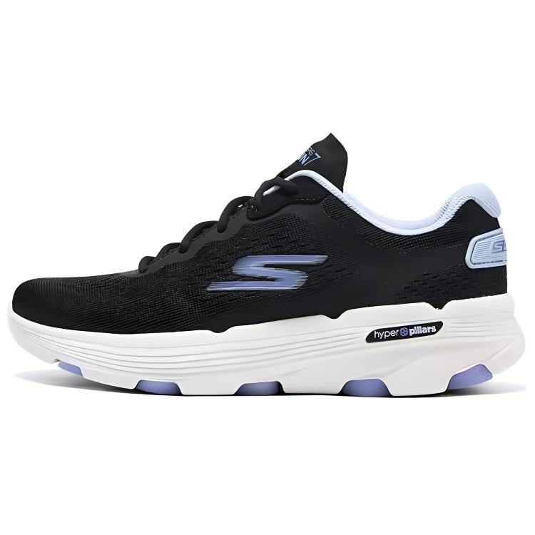 Skechers Women’s GO Comfortable And Breathable Abrasion Resistant Low top Running Shoes Women’s Black Purple
