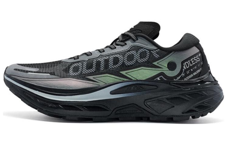 XTEP Kunlun 10V2 Comfortable Cushioning, Wear Resistant Low top Outdoor Shoes Men’s Gray Black