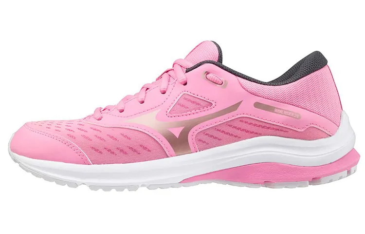 Mizuno Wave Rider 24 Running Shoes Unisex Low Top Powder