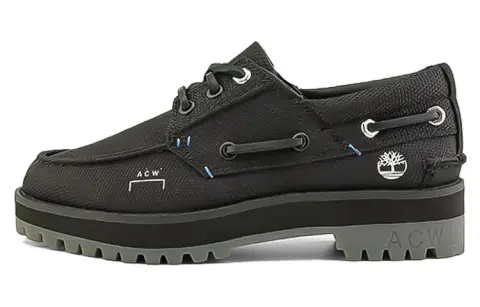 Timberland X A COLD WALL 3 Eye Lug Boat Shoe 'Black' Women's