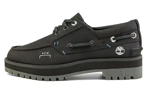 Timberland X A COLD WALL 3 Eye Lug Boat Shoe 'Black' Women's