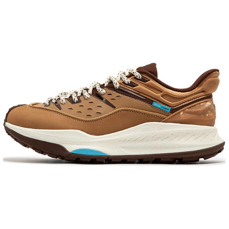 361° Wu Xia Collection Cushioning Abrasion Resistant Waterproof Slip Resistant Low top Running Shoes Men’s Brown