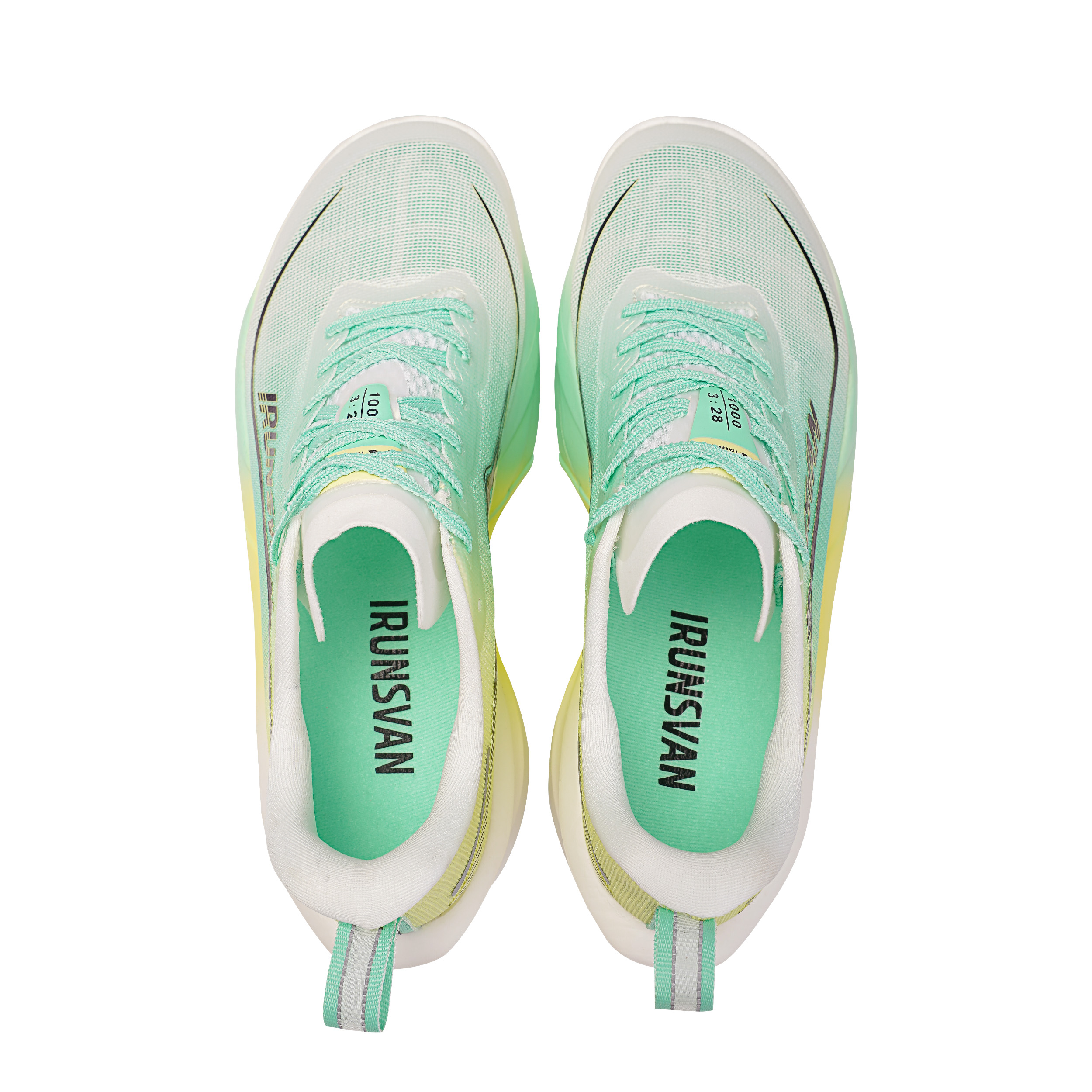 IRUNSVAN Low top Running Shoes Unisex Cyan Breeze Gently Arrives