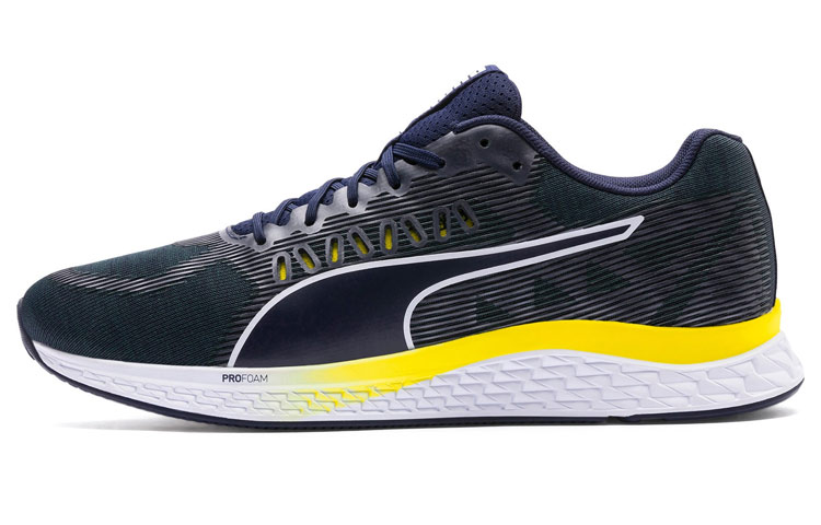 PUMA Speed Sutamina Running Shoes Men's Low Top Black/Yellow