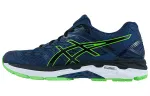 ASICS GT 2000 5 Wear resistant And Lightweight Low top Training Long Distance Running Shoes Men's Blue Green