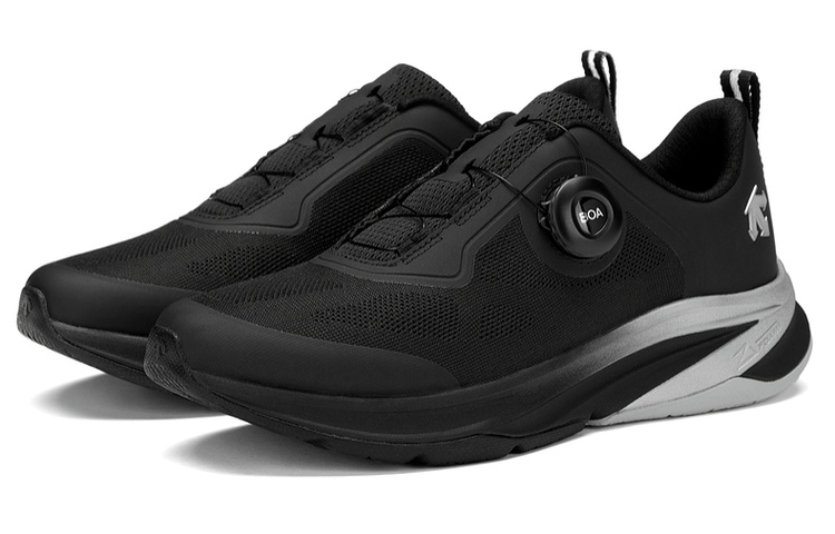 DESCENTE BOA Mesh Cushioning Breathable Rebound Low top Running Shoes Women’s Black