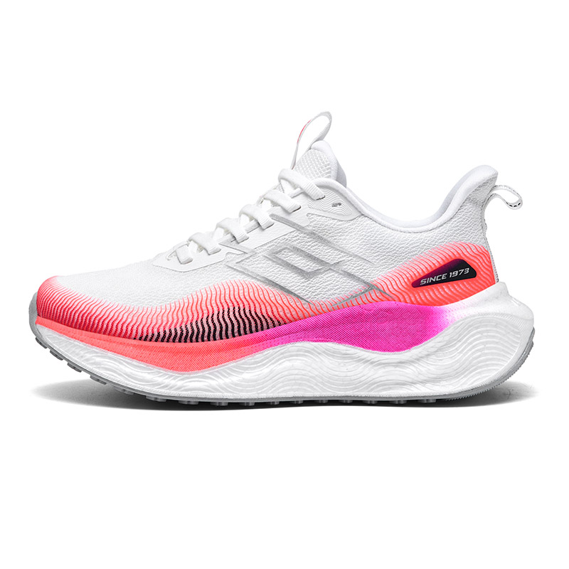 LOTTO Cushioning Anti-Slip And Wear-Resistant Low-Top Running Shoes Women’s Begonia Red