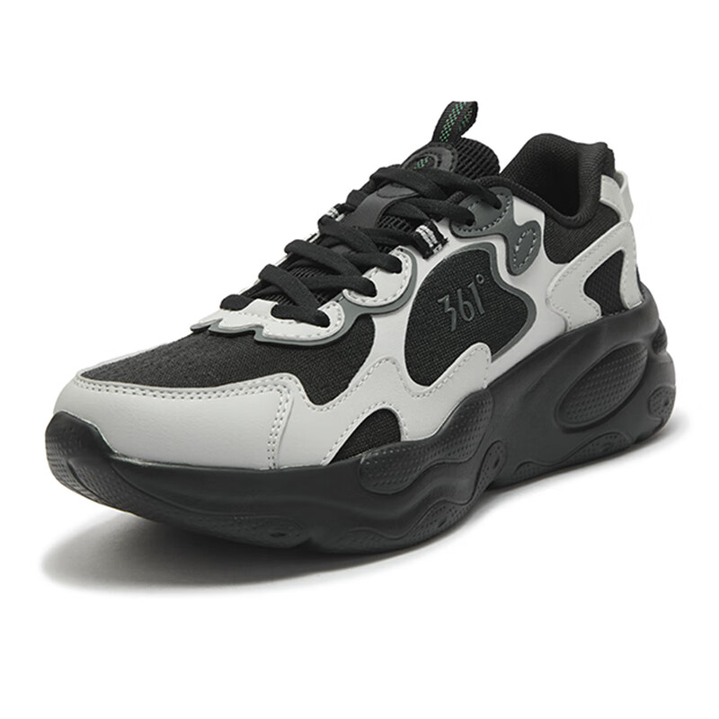 361° Abrasion Resistant Breathable Low top Casual Running Shoes Women’s Photon Gray Obsidian Black