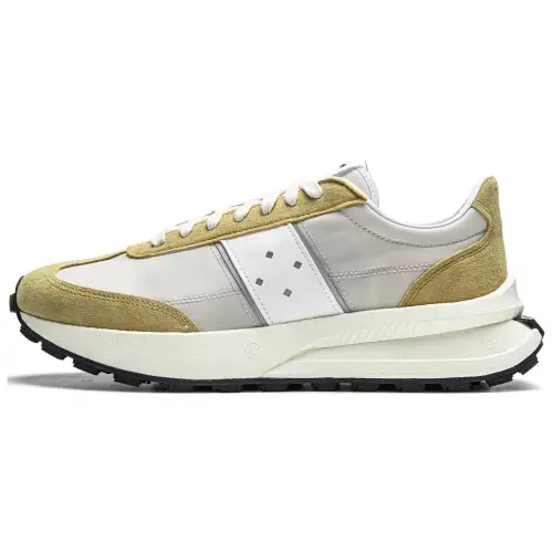 Li Ning Cushioning Slip Resistant Cushioning Slip Resistant Low top Casual Running Shoes Unisex Taupe