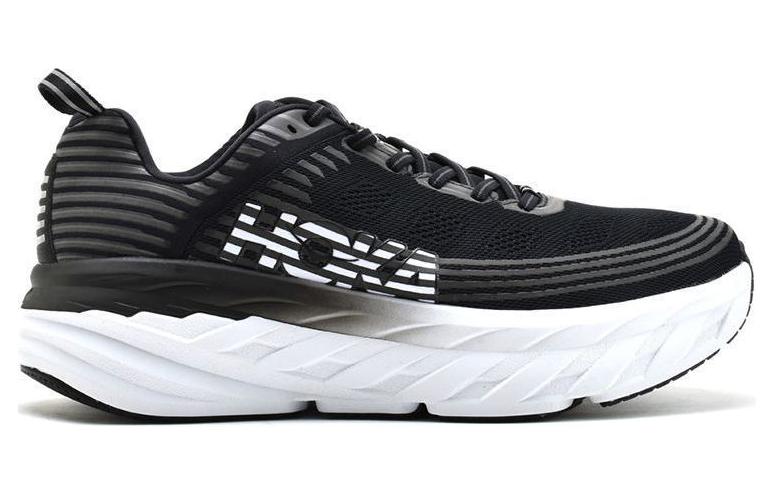 HOKA ONE ONE Bondi 6 Black White