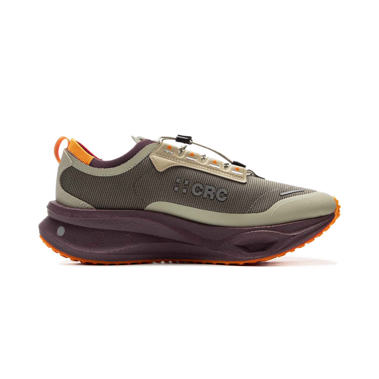 Li Ning Abrasion Resistant Low top Running Shoes Unisex Green Purple