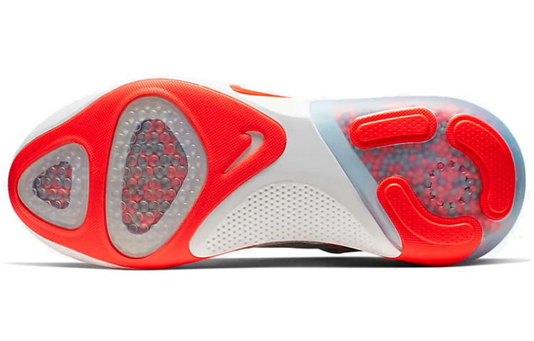 Мужские кроссовки Nike Joyride Run 1 (бело-красные) — 白金色/桃红色 — фото 4