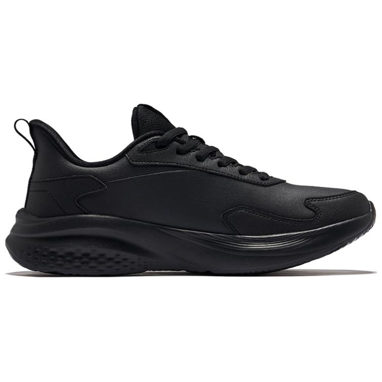 Erke Treat Yourself Cushioning Slip Resistant Low top Running Shoes Men’s Jet Black