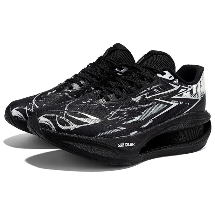 361° Style Abrasion Resistant Slip Resistant Low top Casual Running Shoes Men’s Black White