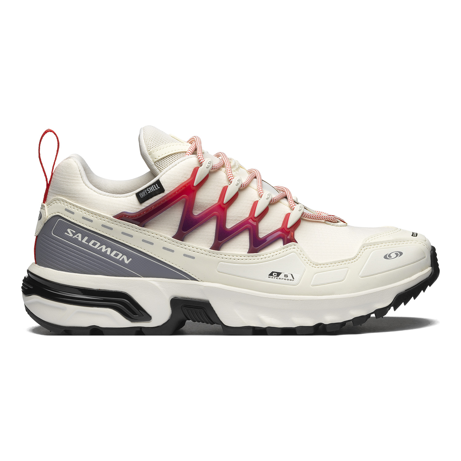 SALOMON ACS+CSWP Slip Resistant, Abrasion Resistant, Breathable, Support Low top Outdoor Shoes Unisex White