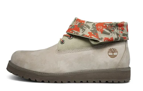 Timberland Richmont Ridge Roll Top Wide Fit Boots 'Beige Green Red Camouflage'