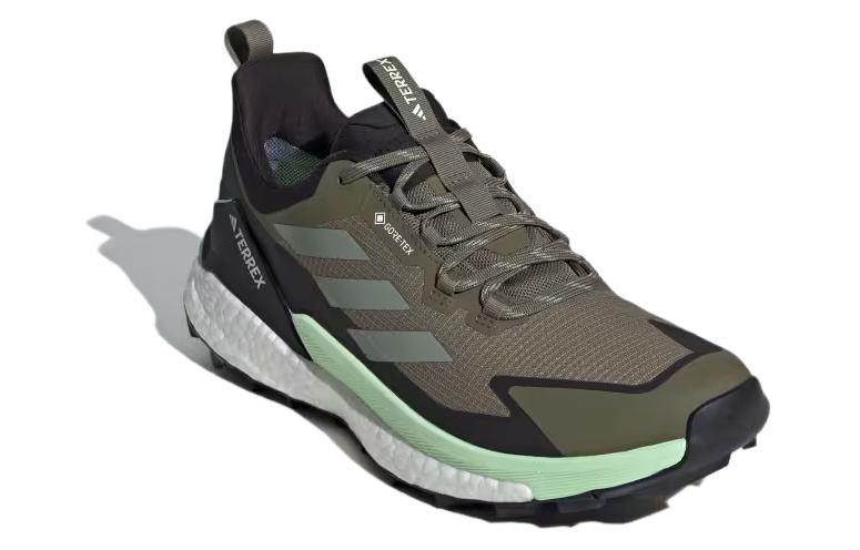 Adidas Terrex Free Hiker 2.0 Low Gore Tex Olive Strata Silver Green Core Black