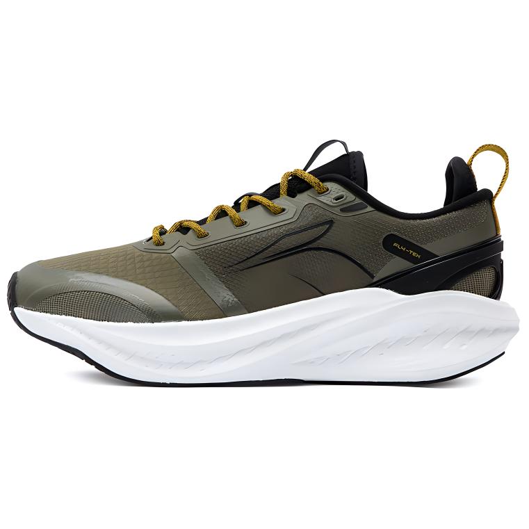 361° Foam 4.0 Mesh Slip Resistant Cushioning Coverage Low top Sprint Running Shoes Men’s Olive Green