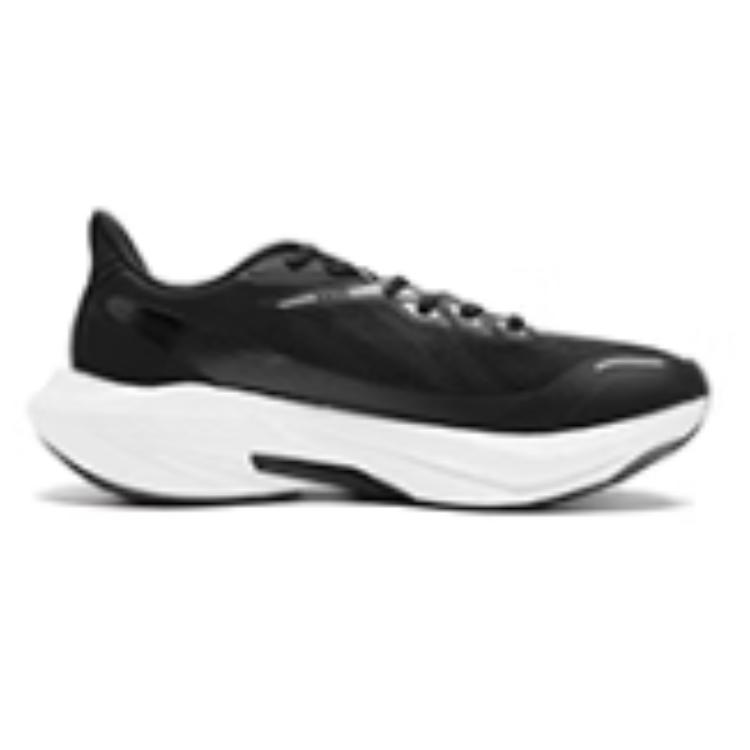 QIAODAN Flying Shadow 5.0 Slip Resistant Abrasion Resistant Low top Casual Sprint Running Shoes Men’s Black White