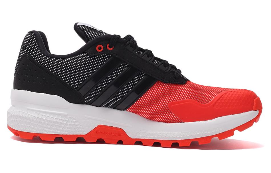 Adidas Cushioning, Wear Resistant Low top Running Shoes Men’s Black White Red