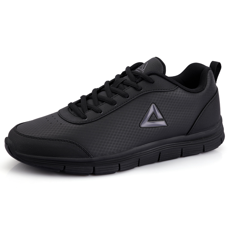 PEAK Synthetic Leather Slip Resistant, Abrasion Resistant, Waterproof, And Breathable Low top Running Shoes Men’s