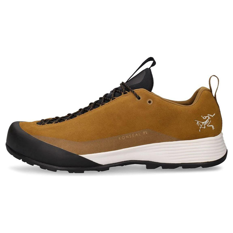 Мужские кроссовки Arcteryx Konseal FL 2 (желто-черно-белые)