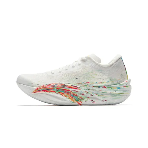 Anta C202 6.0 Fabric Slip Resistant Low top Carbon Plate, Nitrogen Technology Marathon Running Shoes Women's Jasmine