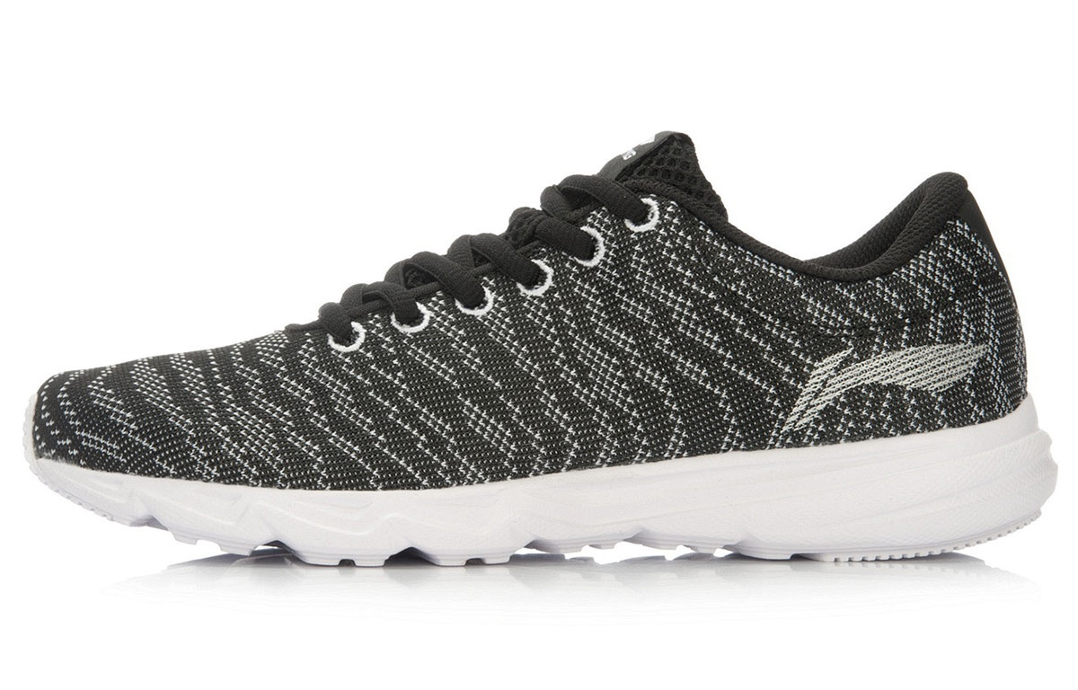 Li Ning Hongyan Breathable Low top Running Shoes Women’s Black White