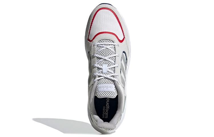 Мужские кроссовки adidas neo 90S VALASION (серые с красным) — фото 5