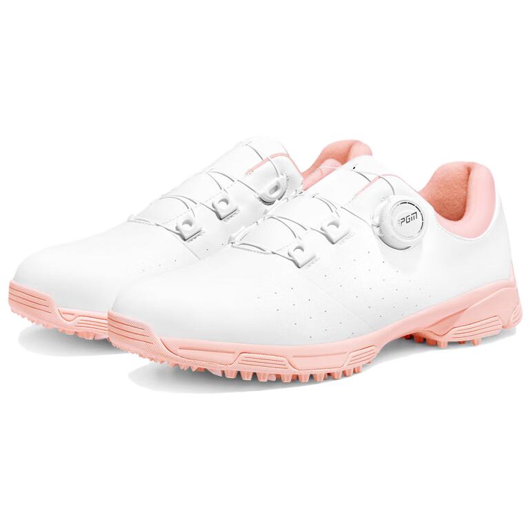 PGM Waterproof Lightweight Waterproof And Lightweight Low top Golf Shoes Women’s White Pink