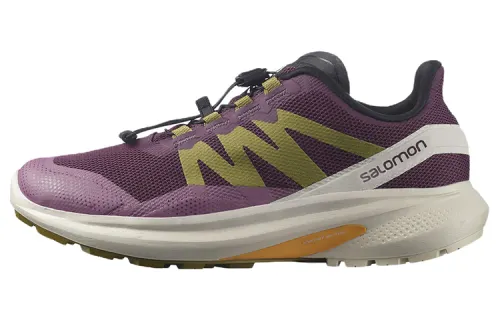 SALOMON Running Shoes Women's Low Top Purple/Yellow