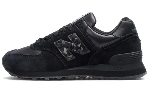 New Balance NB 574 Comfortable Cushioning Low top Running Shoes Women's Black B Width