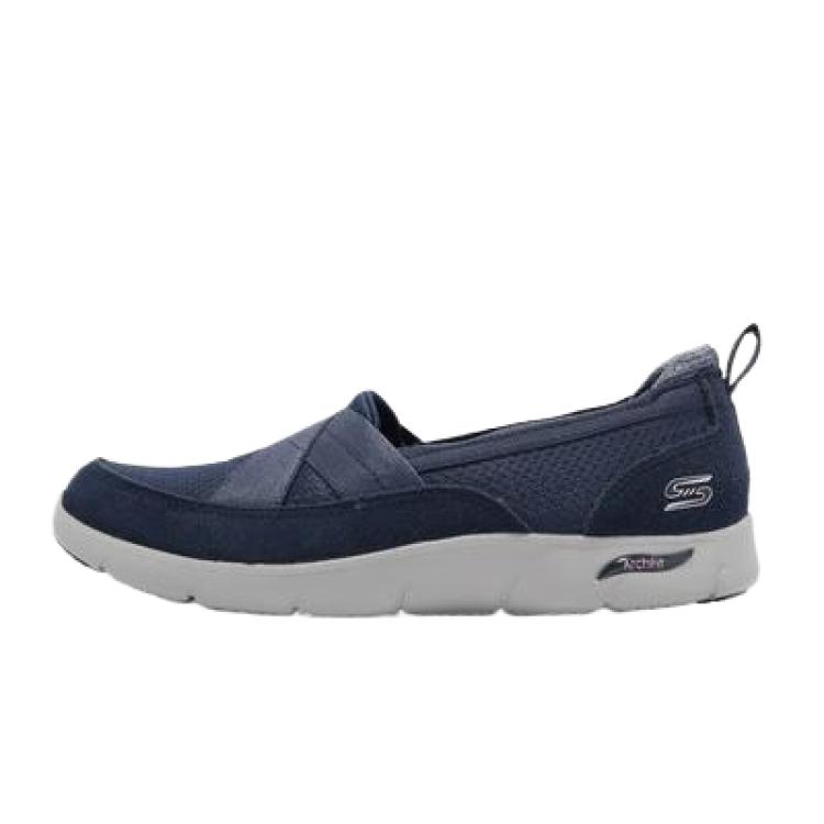 Skechers ARCH FIT REFINE Mesh Women's Casual Shoes Low Heel < 3cm Women's Blue