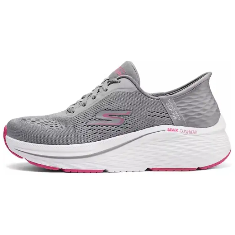 Skechers Women's GO Low top Casual Running Shoes Women's Gray Pink