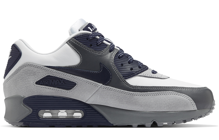 Кроссовки Nike Air Max 90 (бело-синие) — фото 2