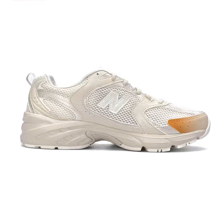 New Balance NB 530 Slip Resistant, Abrasion Resistant, Breathable Low top Running Shoes Unisex Milk Tea