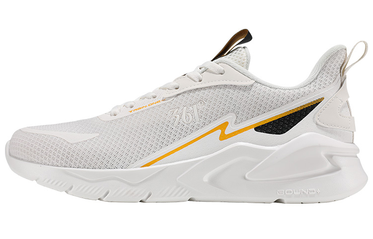 361° Cushioning Breathable Abrasion Resistant Slip Resistant Low top Running Shoes Men’s White