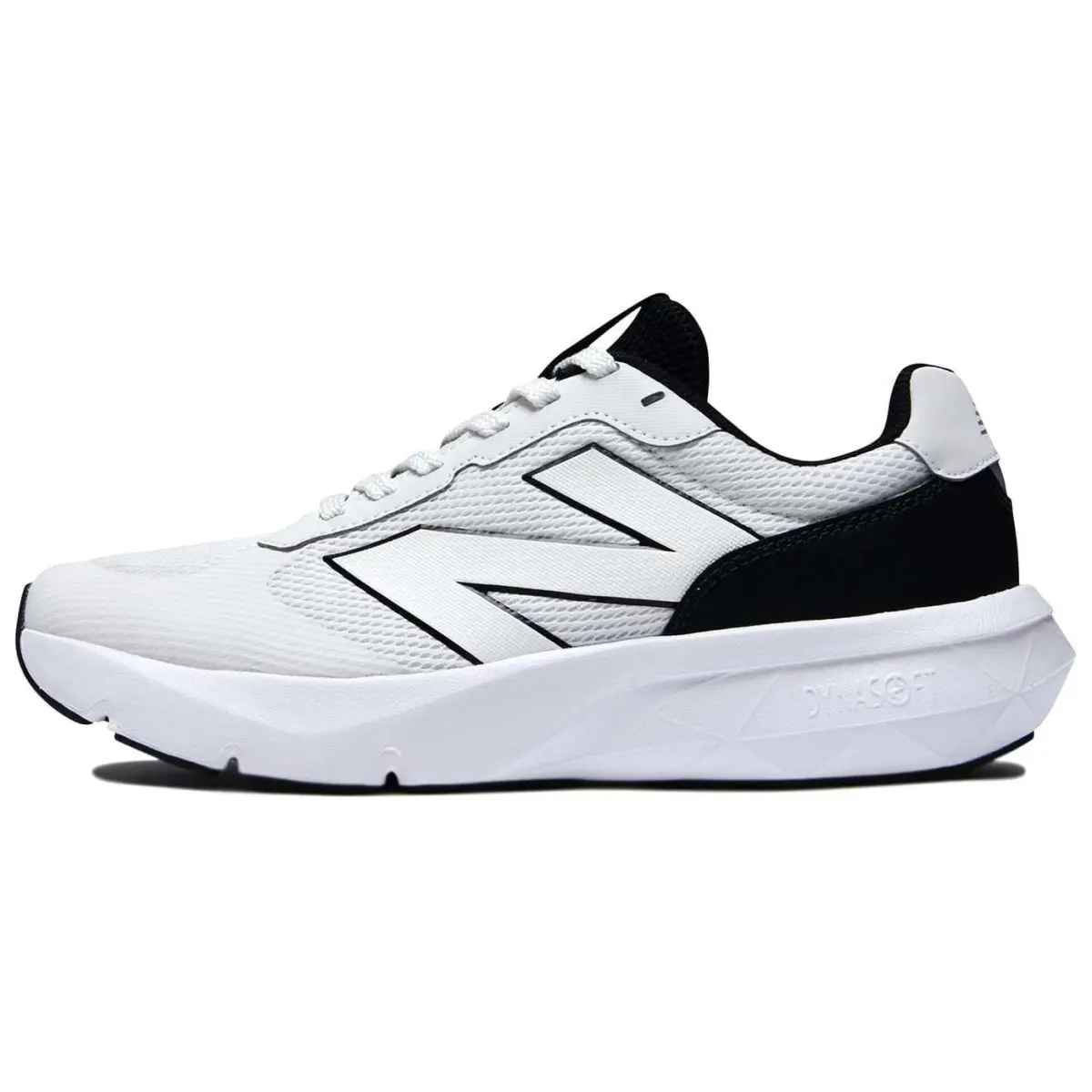 New Balance Comfortable Low top Running Shoes Unisex White Black