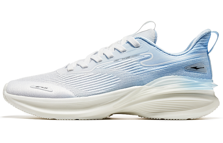 Erke Running Shoes Men’s Low Top Erke White/Light Oxygen Blue