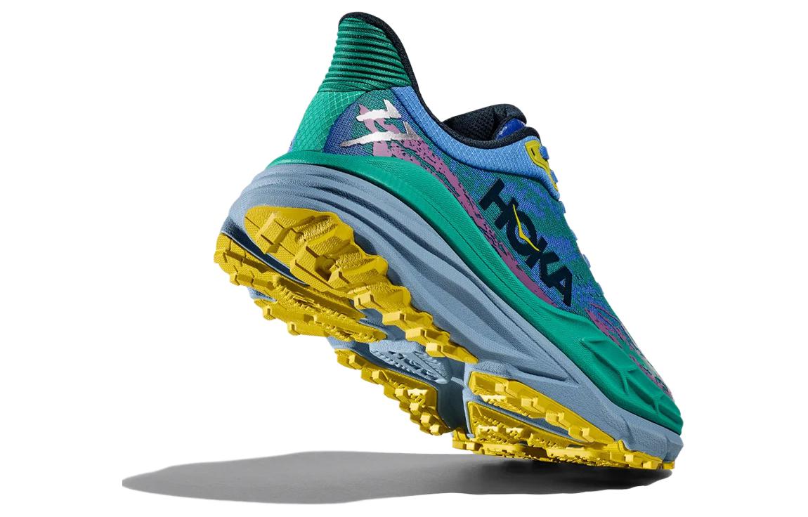 HOKA ONE ONE Stinson 7 Cushioning, Wear Resistant Low top Running Shoes Women’s Blue Green