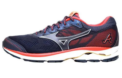 Mizuno Running Shoes Men's Low Top Blue/Red