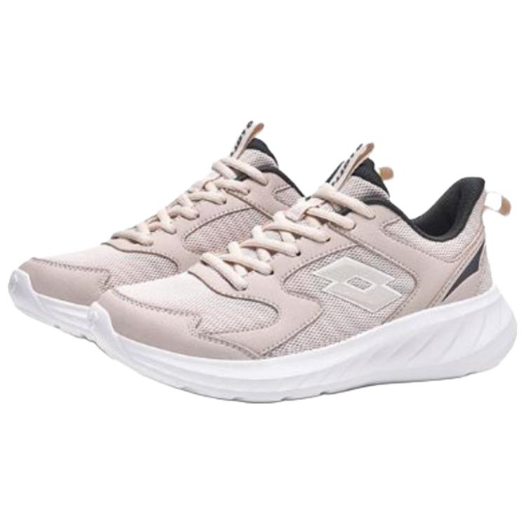 LOTTO Textile, Artificial Leather Cushioning Slip Resistant Breathable Low top Running Shoes Women’s Pink