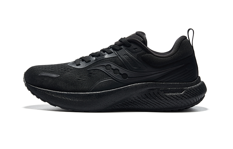 Saucony Runshield Cushioning Low top Casual Running Shoes Unisex Black