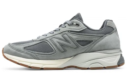 New Balance NB 990 V4 Made In USA Low top Running Shoes Men's Lime Gray